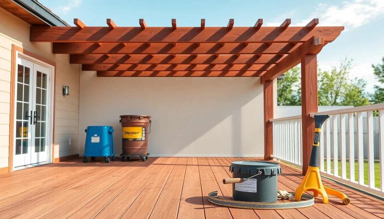 Deck & Pergola Staining
